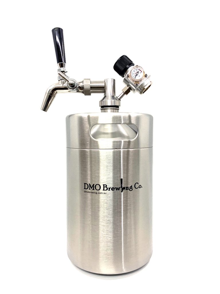 5L Mini Keg with SS Straight Body Spear, Mini Regulator & DMO Premium